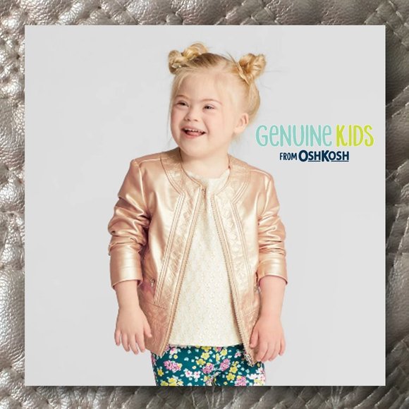 OshKosh B'gosh Other - GENUINE KIDS OSHKOSH Gettalic Gold Moto Jacket  2T